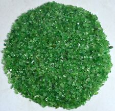 250 GM Ultra Rare Transparent Natural Green TSAVORITE GARNET Crystals Lot picture
