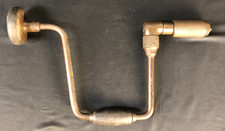 Vintage 8214-C Hand Crank Brace Drill Tool Auger Bit Wide 14