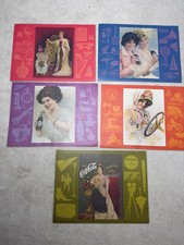 Vintage 1903-1912 Coca-Cola AD  Placemats ( Set of 5 ) Vintage Prints 16x12 picture