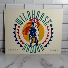 Vintage Wildhorse Saloon Lunch Menu 1994 Nashville Restaurant picture