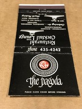 Vintage The Pagoda Restaurant & Cocktail Lounge - Matchcover, Matchbook picture