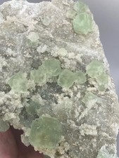 Fujian Fluorite Cluster on Quartz Large and Double Sided See Video picture