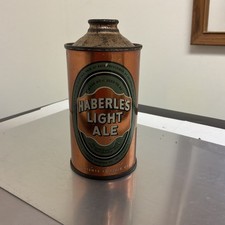 Haberles Congress Light Ale Cone Top Beer Can, 12 Ounces. Very Tough Can To Find picture