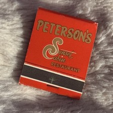Vintage Peterson’s Sunset Cabin Restaurant Matchbook Lakewood NJ picture