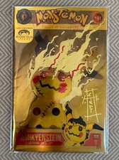 Monstemon USA Tales of Savagery #1 Gold foil 1/1 SIGNED & REMARKED Fredricks picture