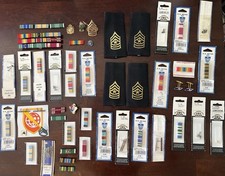 53 Piece Us Army Vintage Insignia Pins picture