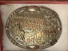 Chris LeDoux Days prca champion bareback Riding trophy rodeo belt buckle NIB picture
