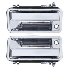 MOTOKU Pair Chrome Exterior Door Handle for Chevy GMC C1500 C2500 C3500 K1500 K2 picture