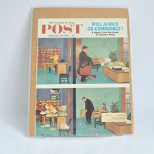 The Saturday Evening Post Magazine COVER February 18 1961 picture