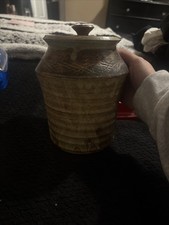 Vintage Jim McClelland Pottery With Lid  picture