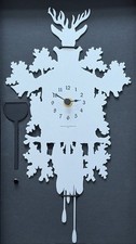 Italian Cucu Mignon Laser Cut Clock by Diamantini & Domeniconi Lufthansa picture