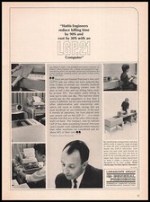 1964 General Precision Librascope Group Glendale CA LGP.21 Computer Print Ad picture