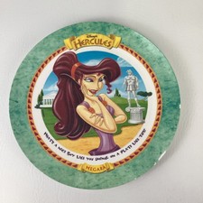 McDonalds Disney Hercules Plate Megara Melamine Plate Dish Vintage 1997 90s picture