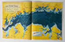 1939 NY Map of the Western Part Long Island Sound Rolf Klep Larchmont Yacht Club picture