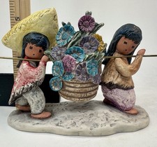 Spring Flowers  Goebel DeGrazia Ltd Ed Figure 10-476-14  NO BOX picture