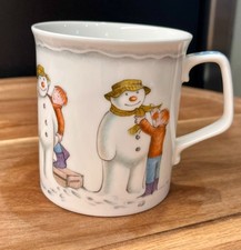 Royal Doulton Vintage 1985 Building the Snowman mug, 1985 Bone China picture