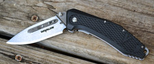 Havalon Redi Quick-Change Blade Black Handle Folding Knife W/Belt Clip-Excellent picture
