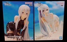 Japan Re:Zero Starting Life in Another World Emilia Echidna Set of 2 Figures NEW picture