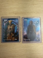 2025 & 2026 Topps Chrome Star Wars Lot (2) - Oathkeeper /150 & Tarkin /150 picture