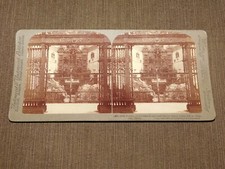 VINTAGE STEREOVIEW STEREOSCOPE CARD 1902 TOMBS OF FERDINAND ISABELLA SPAIN picture