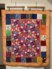 HTF MAXINE Lap Wall Quilt Funny Old Lady Comic Patchwork Blocks 45