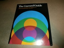 Vintage 1970's Brochure Garrard  Guide Turntables GT55 990B 775M 440 440M 440C picture