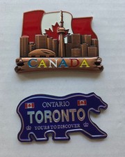 Two (2) Refrigerator Magnets - Canada - Ontario Toronto: Your To Discover picture