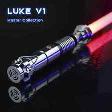Hot Star Wars Luke Skywalker Lightsaber Silver Metal 16 Color RGB Light Replica picture