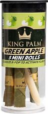 King Palm | Mini Size | Green Apple | Organic Prerolled Palm Leafs | 5 Rolls picture
