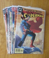 Lookee Run of 12 **Jim Lee** SUPERMAN #204-214 w/Variant #205 picture
