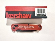 *NEW* Snap-on KERSHAW 6105 BEL AIR Folding Pocket Knife EDC Locking Blade RED picture