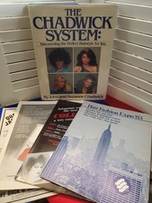 VTG The Chadwick System Haircut Book Hair Fashion Expo 83 Program Ephemera Lot picture
