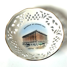 HOTEL LONDON ONTARIO CANADA Souvenir China TRINKET DISH PLATE picture