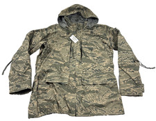 NWT USAF ALL PURPOSE PARKA ABU GORTEX  TIGER STRIPE Large Regular APECS USGI picture