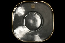 Desert Storm OIF Iraq Bringback - Iraqi Saddam Hussein Glass Palace Plate picture