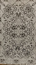 Monumental Antique Lace Panel 98”x65” Heraldic 1900 picture