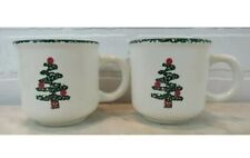 Furio made in Italy Christmas Tree Mugs - set of 2 - UNUSED picture
