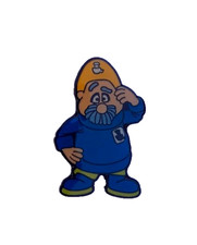 OFFICIAL ENGIE BENJY FISHERMAN FIN RETRO KIDS TV CHARACTER METAL PIN BADGE picture