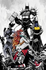 Absolute Batman #25 Joe Benitez Virgin B&W Color Splash Variant Ltd 1000 picture