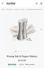 salt and pepper shakers by Nambe picture