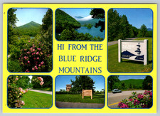 c1990s Blue Ridge Parkway Peaks of Otter James River Virginia Postcard picture