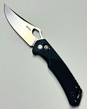 SRM 9202 Folding Knife 3.54” D2 Steel Drop Point Blade Black G10 EDC NEW picture