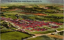 Postcard V.F. 48 Valley Forge General Hospital, Phoenixville, PA. divided back  picture