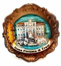 Rome Trevi Fountain Souvenir 3-D Wall Plaque from Italy picture