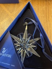 Swarovski 2005 Snowflake Star Christmas Ornament Rockefeller Center Star New picture