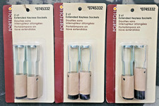 Portfolio 2 Cnt. Candelabra Lamp Extended Keyless Sockets 3 Pack picture