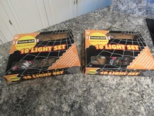 1990’s Vintage Tootsie Roll Halloween Candy 10 String Light Set Lot Of 2 - VIDEO picture