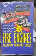 1993 Fire Engines Premium Trading Cards Series 2 Factory Sealed Wax Box picture