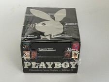 1997 Playboy Chromium Cover Cards Edition 3 Sealed Box picture