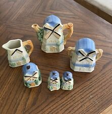 Vintage Made in Japan Windmill Cottage Pieces picture
